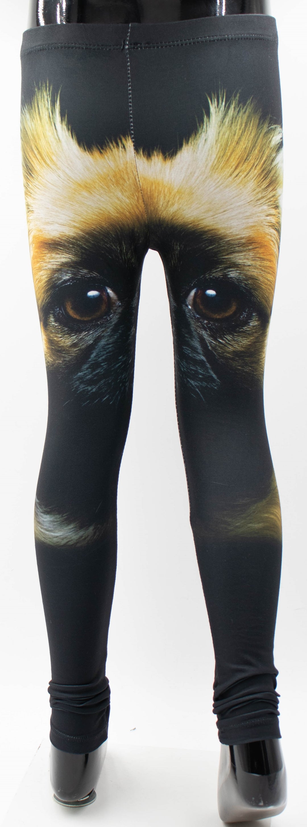 Pekingese Print Girls Leggings