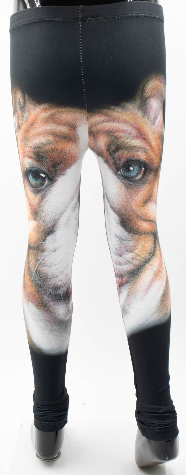 Bulldog Print Girls Leggings