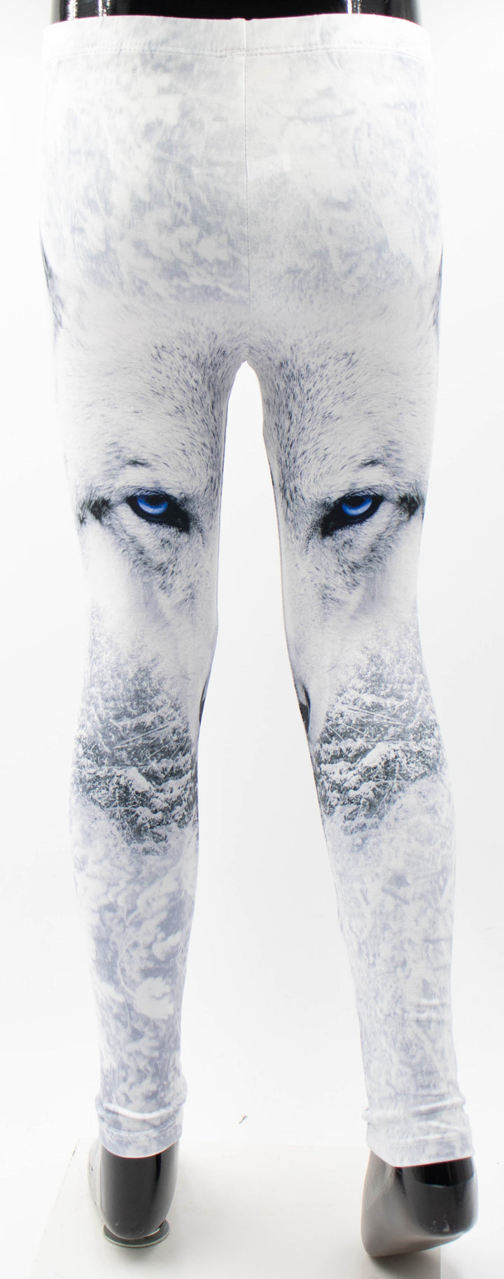 Wolf Print Girls Leggings