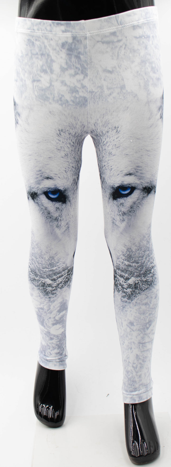 Wolf Print Girls Leggings