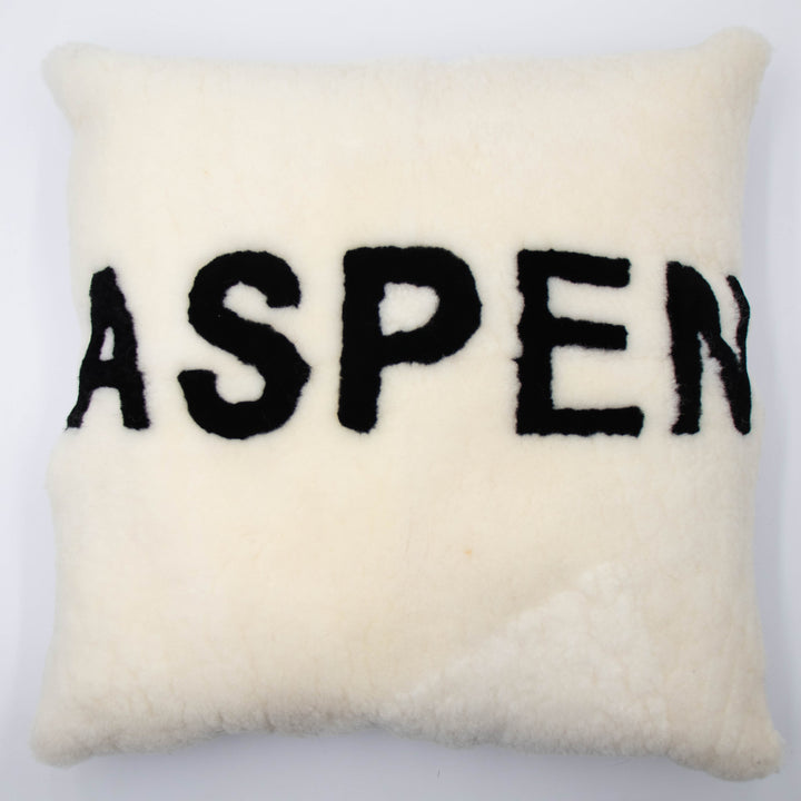 Aspen Sheepskin Pillow