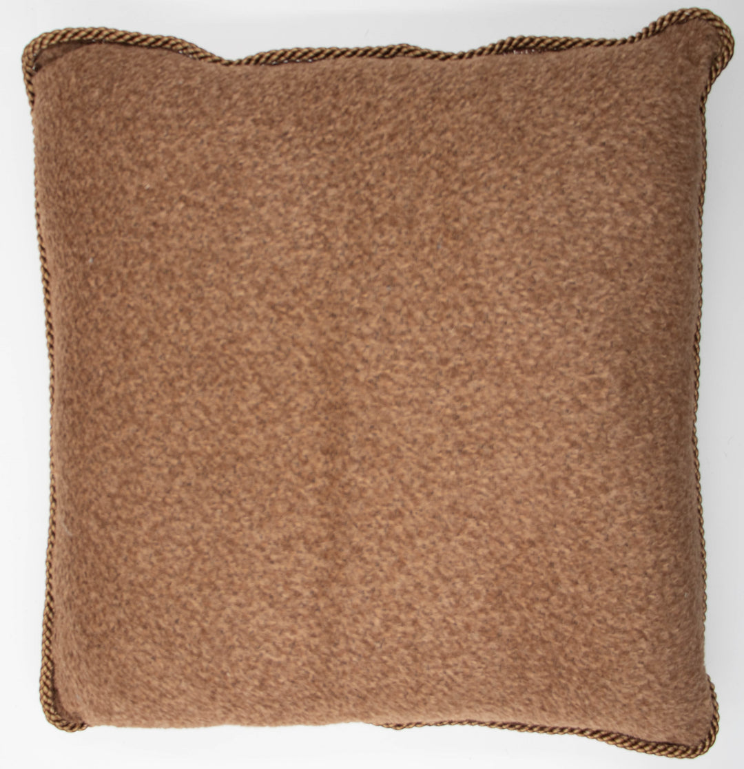 Hand Painted Leather Pillow