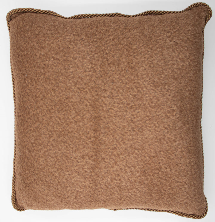 Hand Painted Leather Pillow