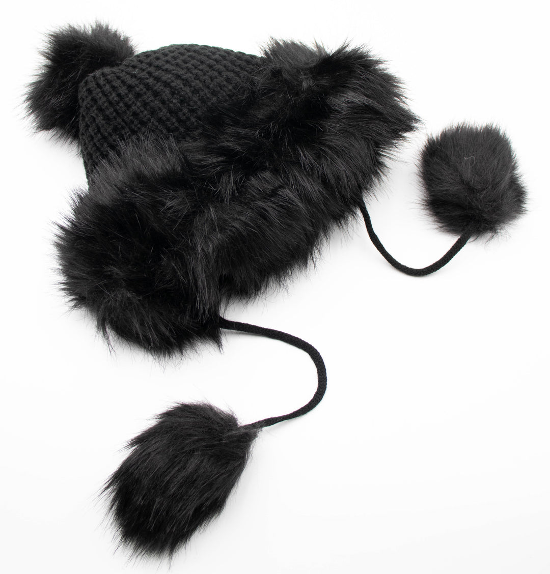 Faux Fur Knit Hat
