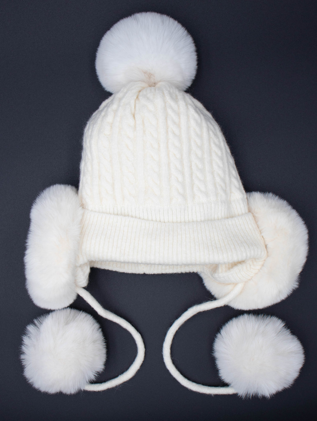 Faux Fur Knit Hat