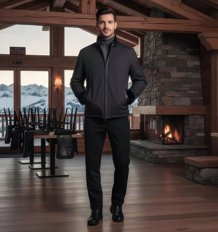 Shearling Nylon Jacket