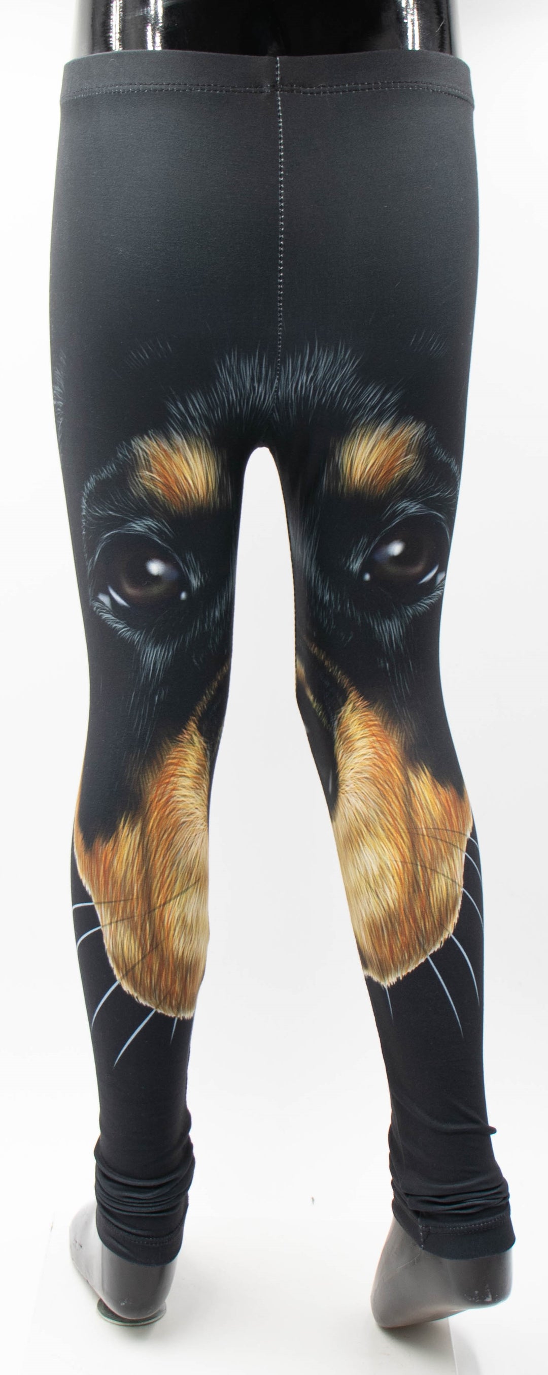 Rottweiler Print Girls Leggings