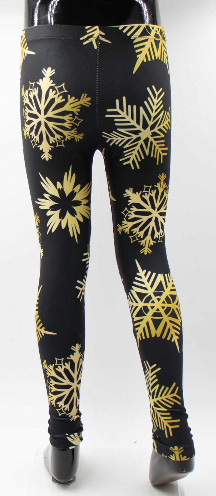 Snow Flake Print Kids Leggings