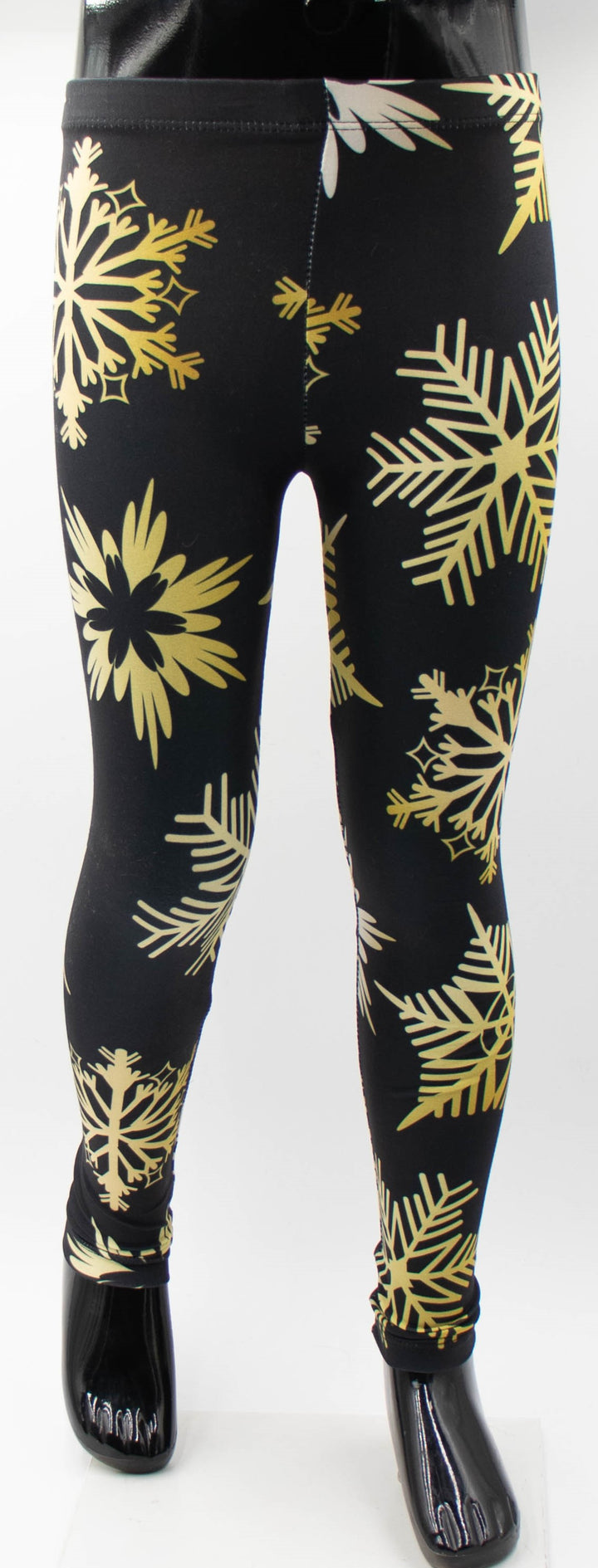 Snow Flake Print Kids Leggings