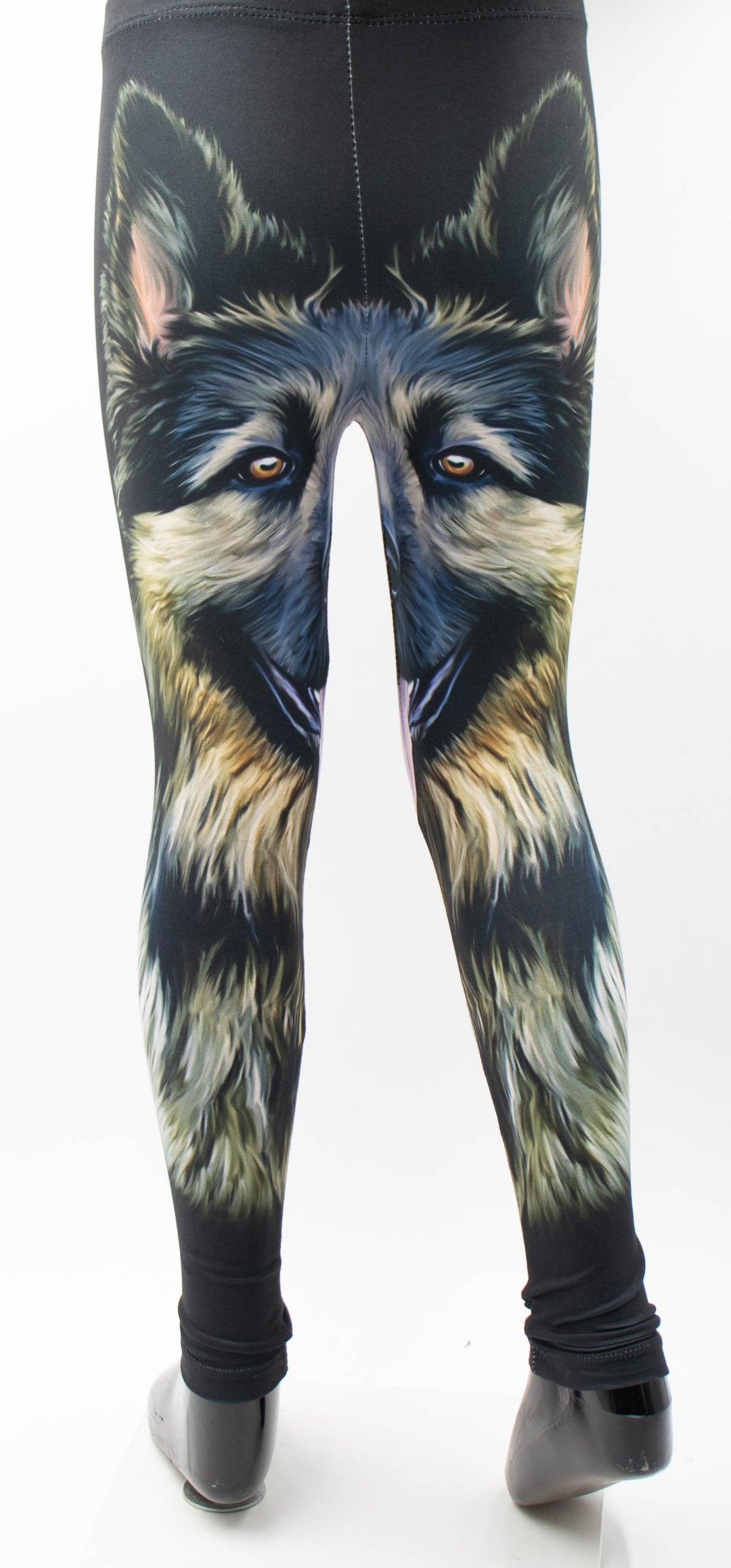 German Shepard Print Kids Leggings