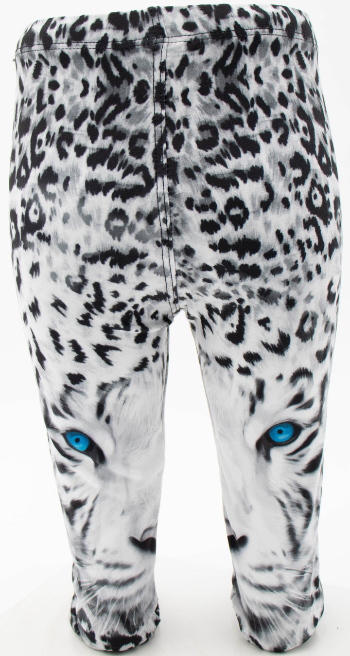 Tiger Print Girls Leggings