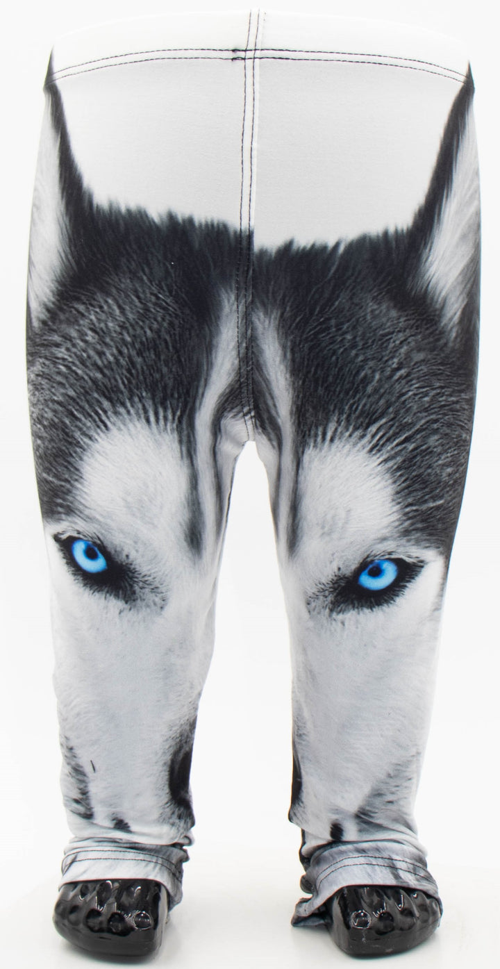 Husky Print Girls Leggings