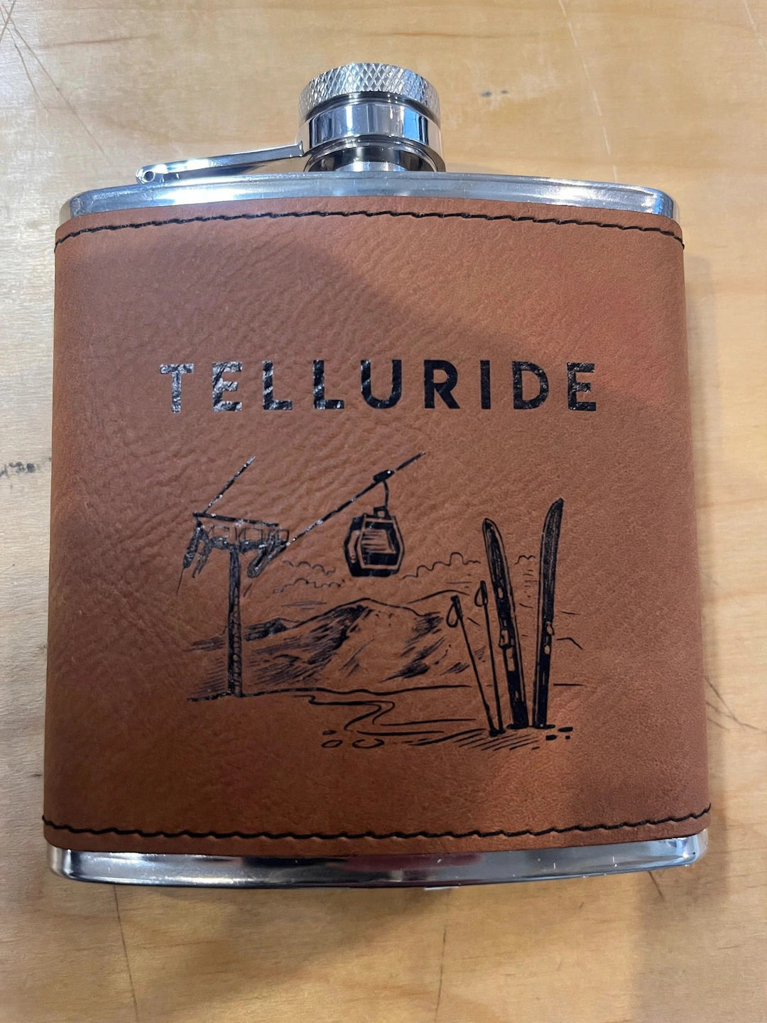 Telluride Leather Hip Flask