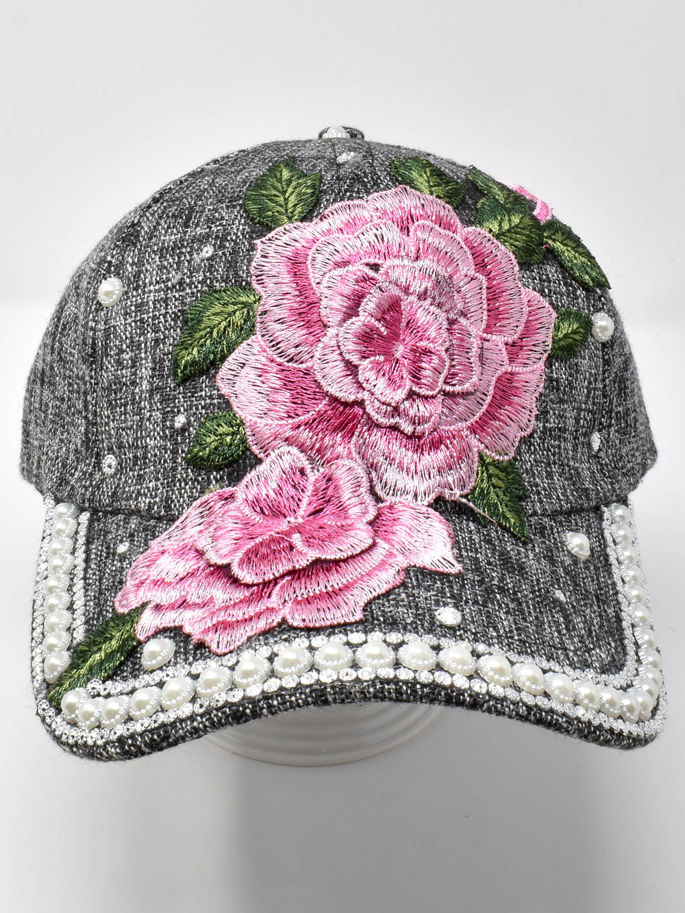 Dark Pink Rose Cap - Denimaxx