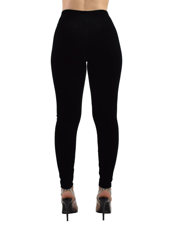 Little Bees Velvet Leggings - Denimaxx