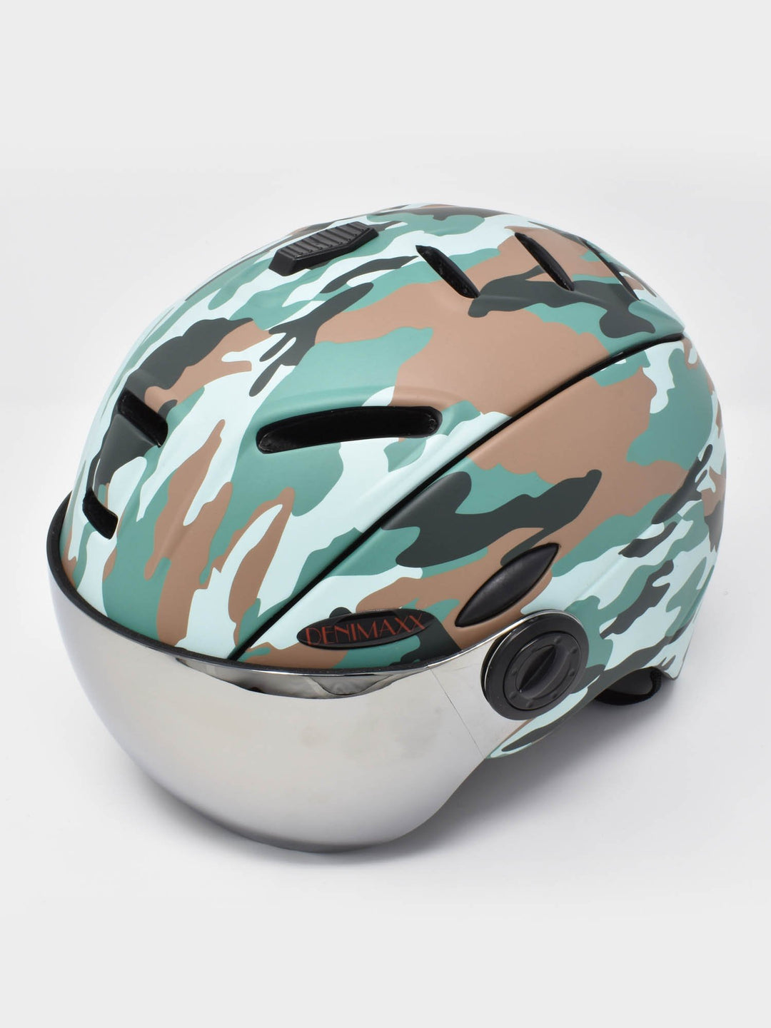 Ski Helmet With Built-In Visor M 55-58 cm / 21-23 in by Denimaxx