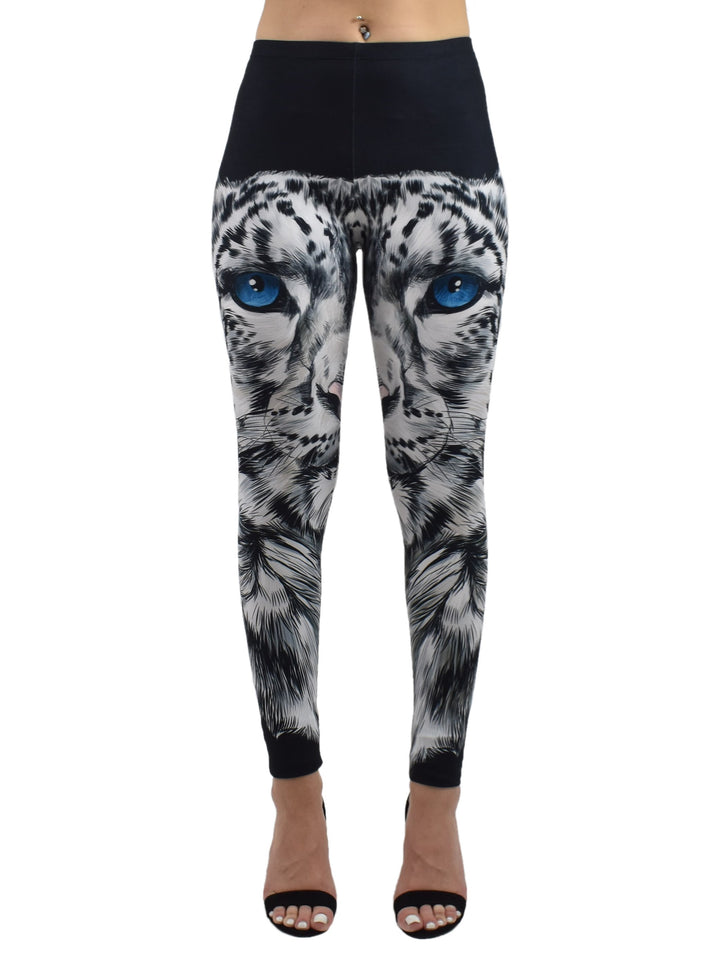 Snow Leopard Leggings - Denimaxx