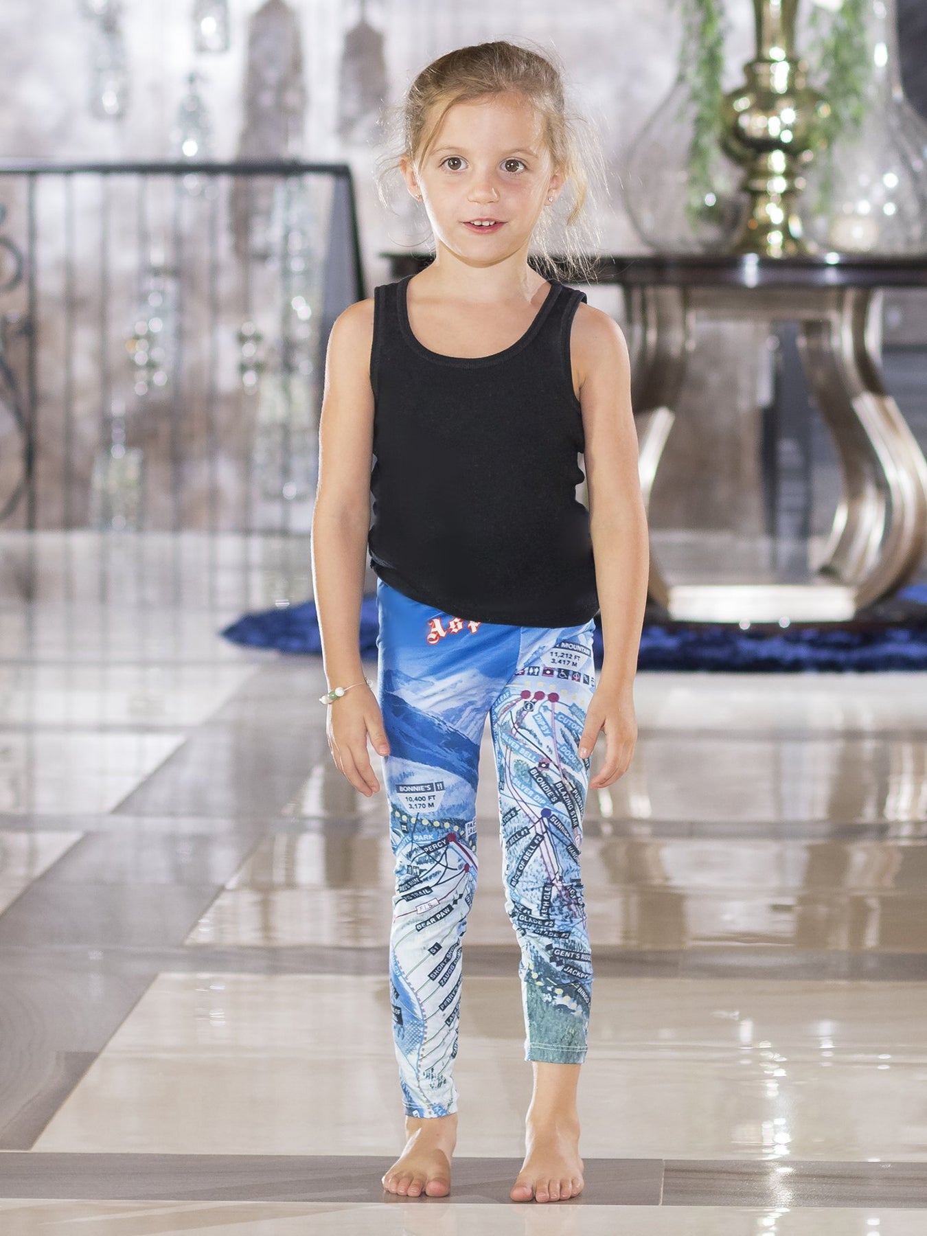 Girls Activewear Capri Leggings - Tatiana | Limeapple