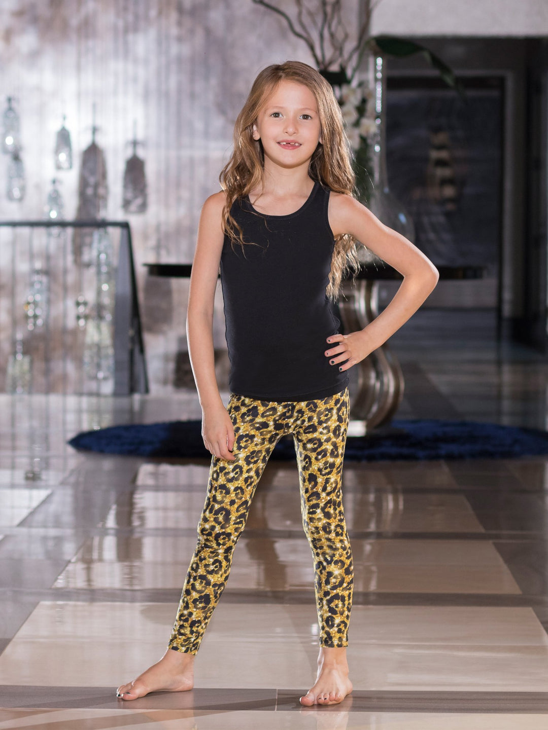 Leopard Print - Girls' Lifestyle Leggings - Denimaxx