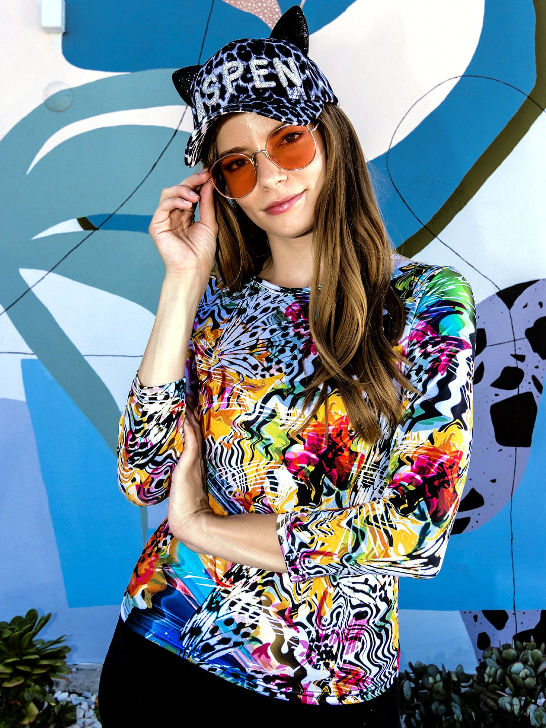Psychedelic Butterfly Long Sleeve Shirt - Denimaxx